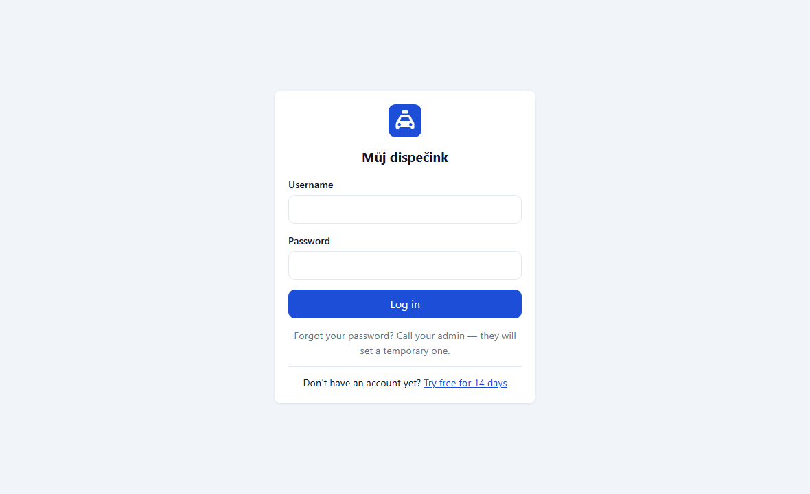 Sign-in screen